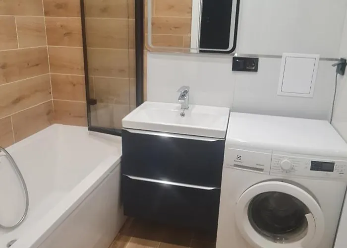 Nowoczesny Jasny Nad Jeziorem דירה